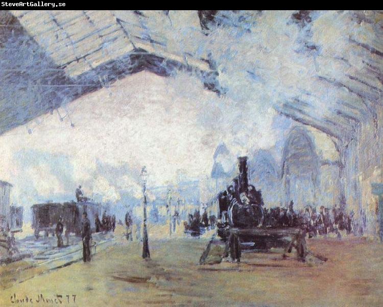 Claude Monet Saint Lazare Train Station